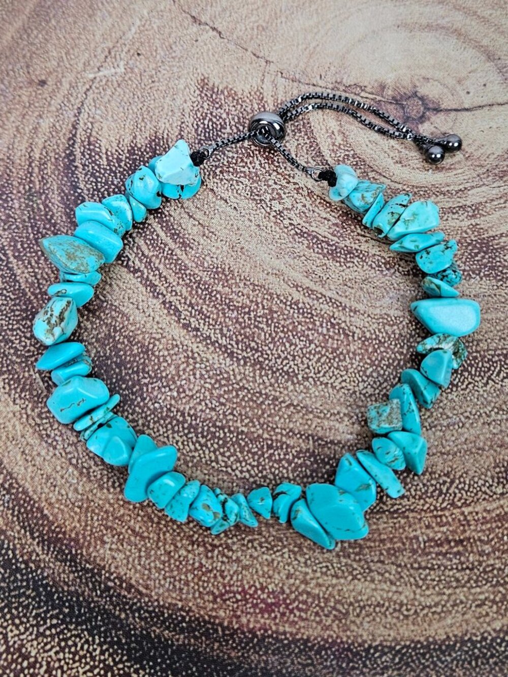 Turquoise Adjustable Bolo Bracelet